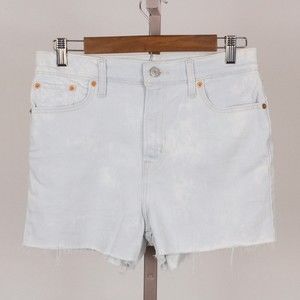 Levi Strauss & Co. Light Blue Wash Cut-Off High-Rise Denim Shorts